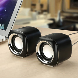 USB AUX Wired Computer Speakers Bass Effect Mini Subwoofer Speaker for Laptop Desktop Phone High Power Audio Horn Loudspeaker