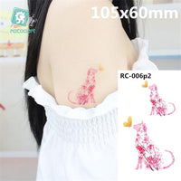 3D Butterfly Body Art Waterproof Temporary Tattoos for Men Women Sexy Colours Small Sticker Wholesale RC2206