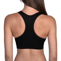 Most Comfortable Racerback Bra 2 Pack Black and White