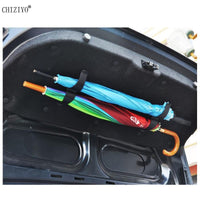 1 Pair Car Trunk Mounting Bracket Umbrella Holder Towel Clothing Handbag Hook Organizer Fastener With Screws Car Accessories