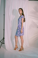 AKOSEE - Original Pragma Wrap Dress in Blue Biro