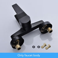 Wall Mounted Bathtub Faucet Waterfall Bath Faucet Brass Chrome Finish Bath Shower Mixer Hot and Cold Water Mixer  FYB011