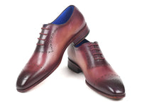 Paul Parkman Burgundy Hand-Painted Classic Brogues (ID#ZLS35BUR)