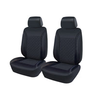 ROWNFUR - Original PU Leather Car Seat Covers Luxury Universal Automotive Interior Seat Cover for Toyota Mazda Volkswagen Hyundai Kia Lada Nissan