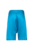 MENESTHO' - Original Silk Modal Turquoise Harrem Shorts