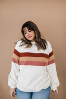 LIVING FREE BEAUTY - Original Cuddle Up Striped Sweater