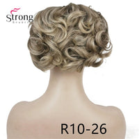 Original Short Messy Curly Dish Hair Bun Extension Easy Stretch Hair Combs Clip in Ponytail Extension Scrunchie Chignon Ponytail