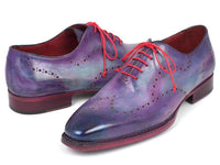 Paul Parkman Men's Wingtip Oxfords Goodyear Welted Purple (ID#87PRP11)