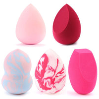 Makeup Sponge Set Soft Water Drop Blending Cosmetic Puff Face Liquid Foundation Cream Concealer Gourd Sponge