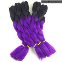 Desire for Hair 10packs Per Lot 24inch 100g Synthetic Braiding Hair Jumbo Braids 3 Tone Omber Blonde Lavender Color