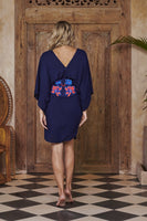 AKOSEE - Original Goddess Dress in Navy