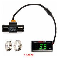 NORXI - Original Motorcycle KOSO Water Temperature Mini Meter for XMAX250 300 NMAX CB 400 CB500X Sensor Thermomete Temp Gauges Scooter Racing