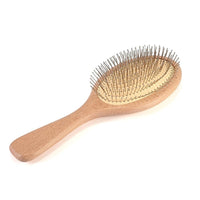 Wooden Bamboo Comb Scalp Air Massage Hair Care Anti-Static Detangling Cushion Hair Steel Needle Brush Hairdressing Tools