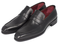 Paul Parkman Men's Penny Loafer Black Calfskin (ID#10BLK29)