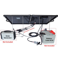 ACOPower Plk 120W Portable Solar Panel Kit, Lightweight Briefcase With 20A Charge Controller