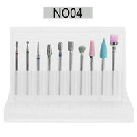 30pcs Professional Diamond Nail Drill Bit Set Milling Cutter Electric Rotary Manicure Machine Accessoires Nail Files Nail Tools