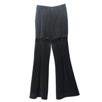 MARIGOLDSHADOWS - Original Jiro Hollow Out High Waist Pants