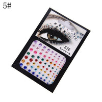 Tattoo Diamond Makeup Eyeliner Eyeshadow Face Sticker Jewel Eyes Makeup Crystal Eyes Sticker