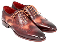 Paul Parkman Men's Two Tone Wingtip Oxfords (ID#PP22TX54)