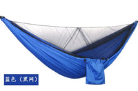 290*140cm Hammock Tent Automatic Quick Open Anti-Mosquito Hanging Bed Single and Double Parachute Hanging Bed With Mosquito Nets