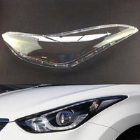 YJWAUTO - Original Headlight Lens for Hyundai Elantra 2012~2016 Headlamp Cover Car Glass Replacement Auto Shell Projector Lens