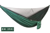 290*140cm Hammock Tent Automatic Quick Open Anti-Mosquito Hanging Bed Single and Double Parachute Hanging Bed With Mosquito Nets