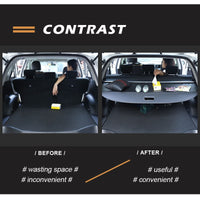 OVERE 1Set Car Rear Trunk Cargo Cover for BMW X5 E70 F15 2007-2018 Car-Styling Black Security Shield Shade Auto Accessories