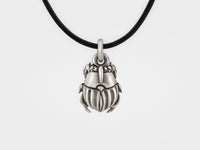 Original Scarab Beetle Pendant in Sterling Silver