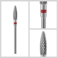 Nail Drill Bit Carbide Rotary Burr Nozzle for Manicure Electric Milling Cutter for Manicure Machine Milling Cutter for Nail Tool