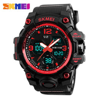 New Fashion Men Sports Watches SKMEI Brand Quartz Analog LED Digital Military Waterproof Clock Wristwatches Relogio Masculino