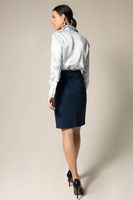 LE REUSSI - Original Navy Women's Straight Skirts