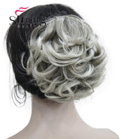 StrongBeauty Short Ponytail Hair Piece Extension Synthetic Hair Wavy Claw Clip in/on Hairpiece COLOUR CHOICES