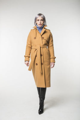 REVALU - Original Camel Trench Coat / Spring - Autumn / Women's Coat / Collection