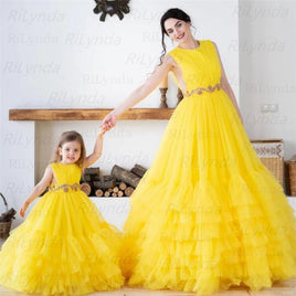 Original New Kids Flower Girls Dresses 2021 Scoop Ball Gown Princess Little Girls Wedding Party Dress First Communion Gowns