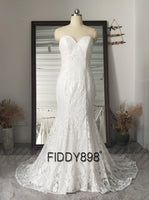 FIDDY898 - Original Sweeheart Mermaid Wedding Dresses Special Sequin Lace Bridal Gowns Sexy Trumpet Wedding Gown  Vestido de Novia