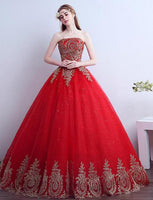 Original 2022 New Ball Gown Lace Tulle Red Wedding Dress with tail Chinese Pattern Style Cheap China Embroidery Bridal Gown