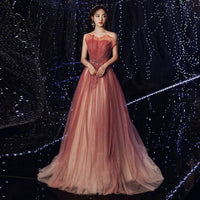 Original Evening Dress Long Sweetheart Sequins Luxury serene hill Party Ball Gowns For Women Formal Dress Pink Elegant Vestidos De Noite
