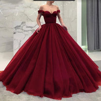 BEALEGANTOM - Original 2022 Sweetheart Quinceanera Dresses Burgundy Black Long Sweet 16 Dress Lace Up Pageant For Women Princess Vestido 15 Anos